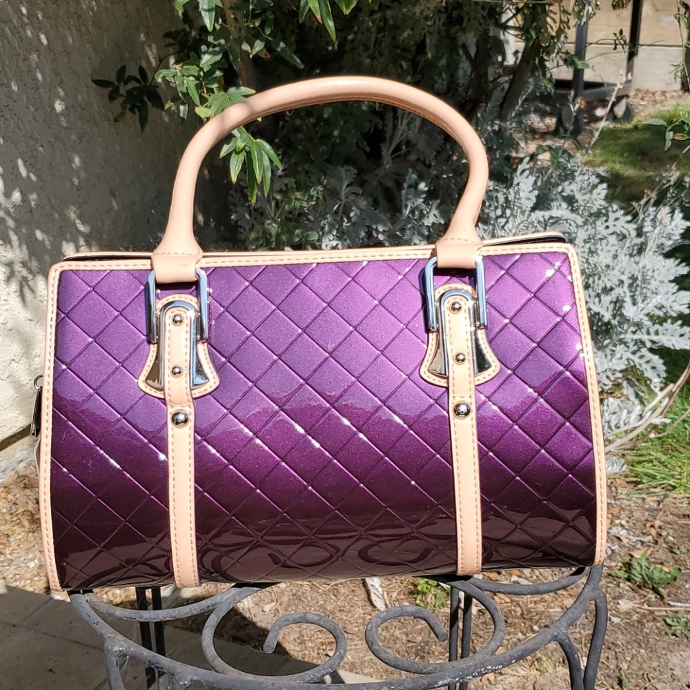 NWT Bravo purple leather handbag - Picture 3 of 14